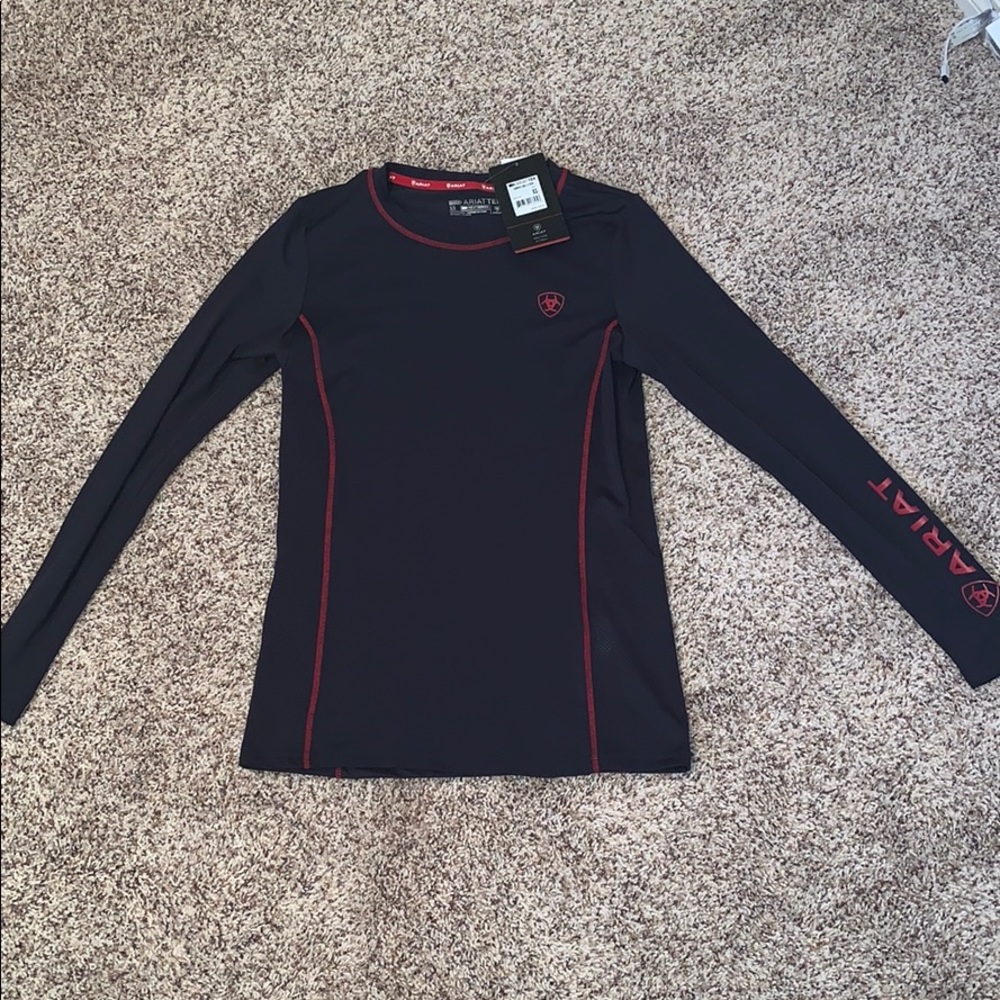 Dark Navy and Red Ariat Sun Shirt